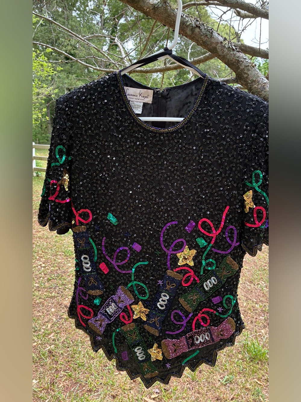 Vintage Sequin Top for New Years Eve
